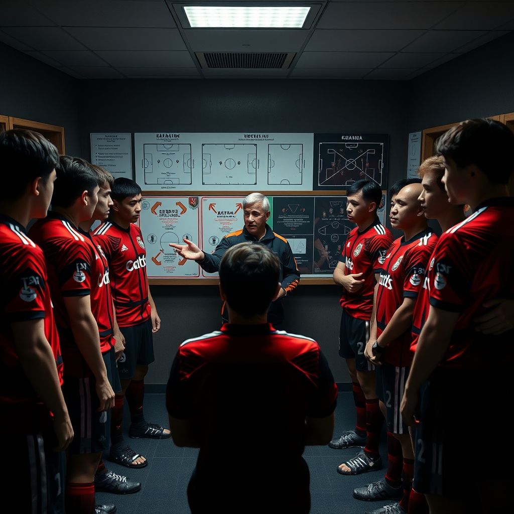 澳亚国际ay-鹿岛鹿角赛前战术会议，细节决定比赛胜负